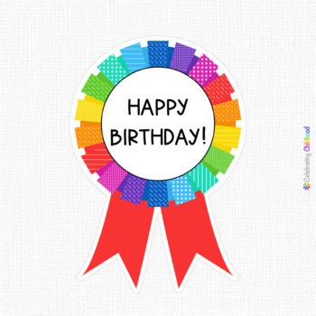 happy birthday 3d print|happy birthday badge printable.